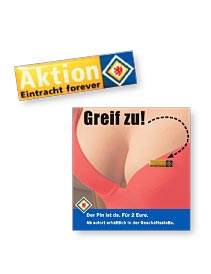 Pin, Aufsteller Eintracht