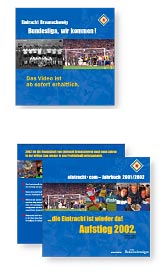 Aufsteller, Titel Jahrbuch Eintracht